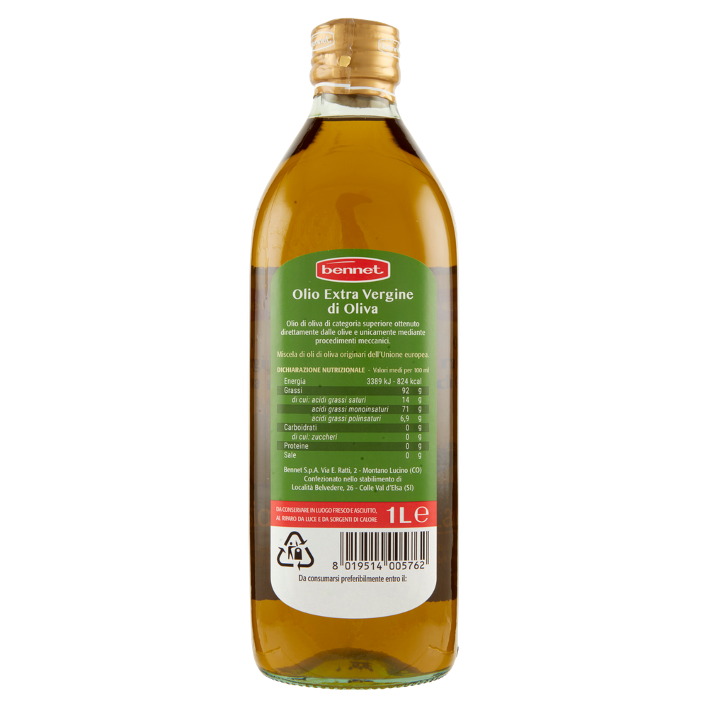 Olio Extra Vergine Di Oliva Classico Bennet - Foto 3