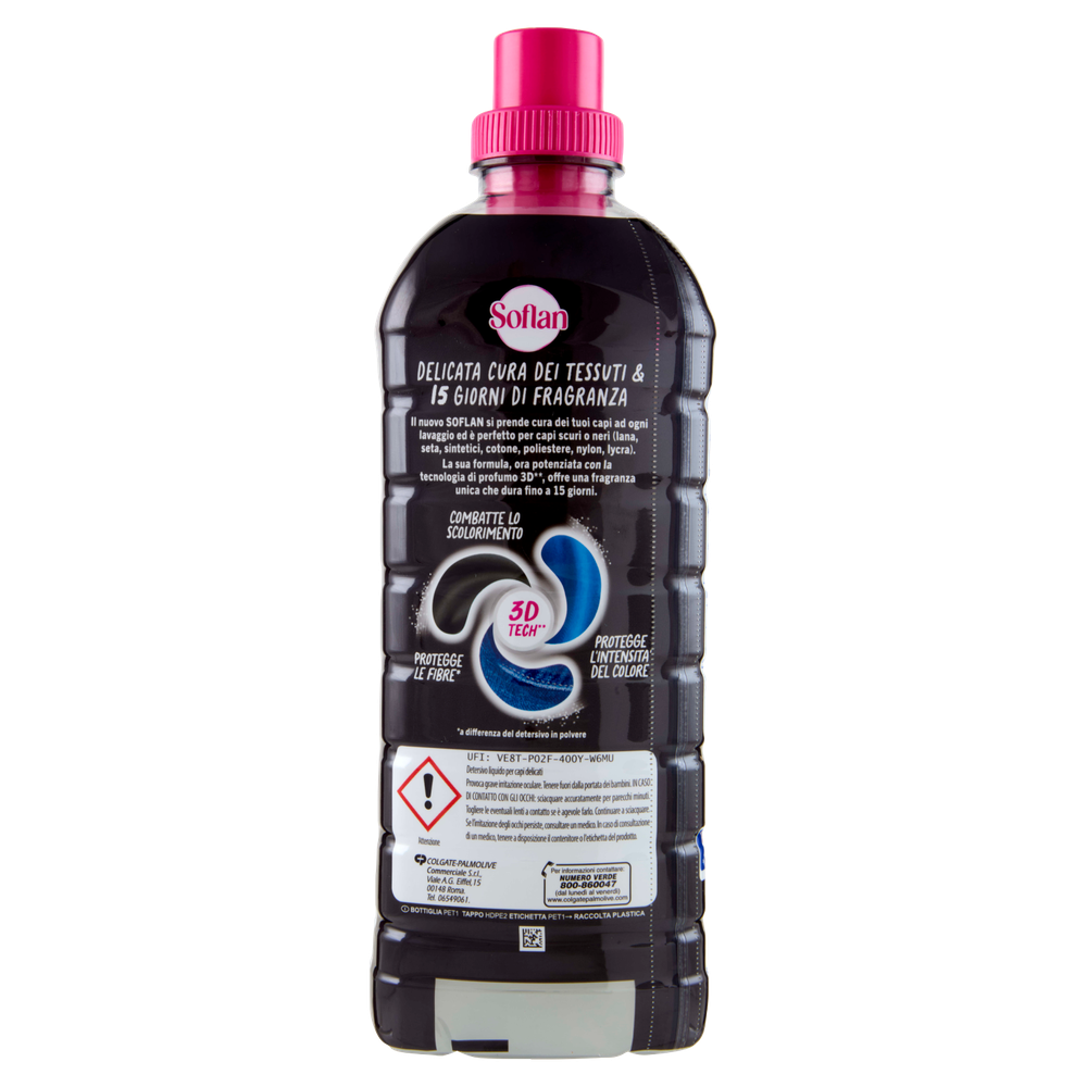 Detersivo Liquido Per Capi Scuri 22 Lavaggi Soflan - Foto 3