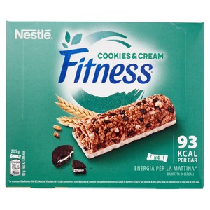 Barrette Cookies&Cream Biscotti E Cioccolato Bianco 4x23,5g Fitness - Foto 1
