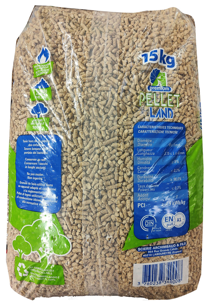 Pellet Land 15 Kg. Enplus A1 - Din Plus - Foto 2
