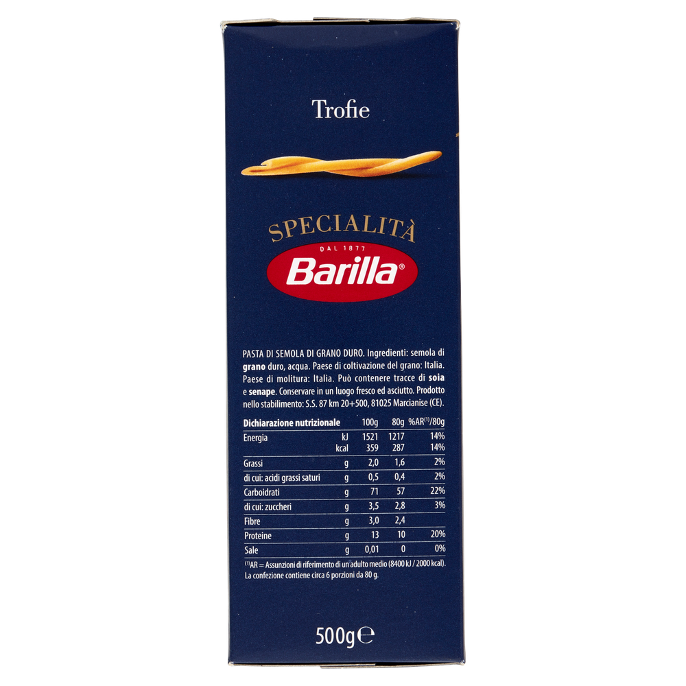 Pasta Trofie Specialita' 100% Grano Italiano Barilla - Foto 2