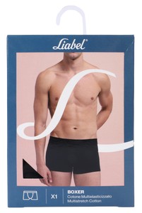 Boxer Uomo Cool Cotone Multielasticizzato 6 Nero Liabel - Foto 2