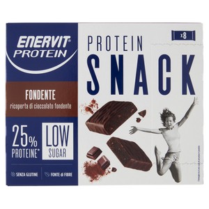 8 Snack Low Sugar Cioccolato Fondente Enervit Protein - Foto 1