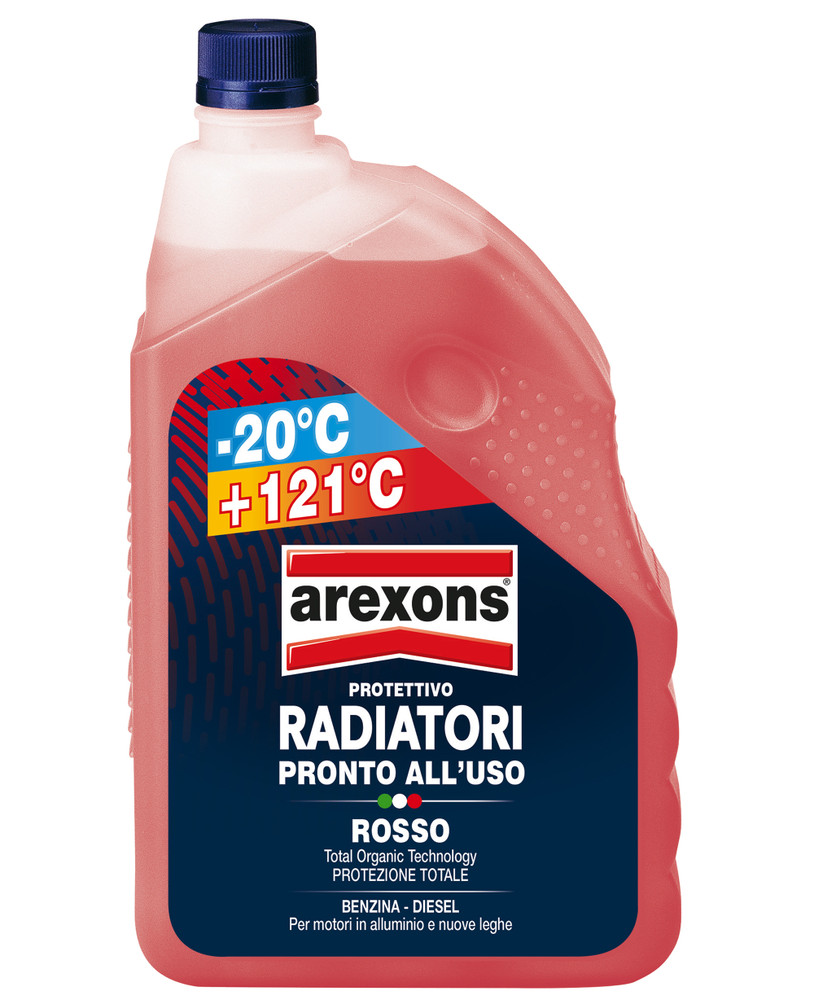 Liquido Protettivo Radiatori Rosso -20° 2l Arexons - Foto 1