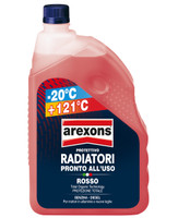 Liquido Protettivo Radiatori Rosso -20° 2l Arexons