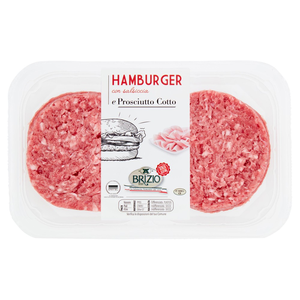 Hamburger Con Prosciutto Cotto