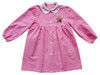 Grembiule Asilo Bambina 4 Anni Vichy Rosa Ricamo Frozen
