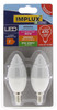 2 Lampadine A Led A Candela 35we14 Luce Neutra Implux