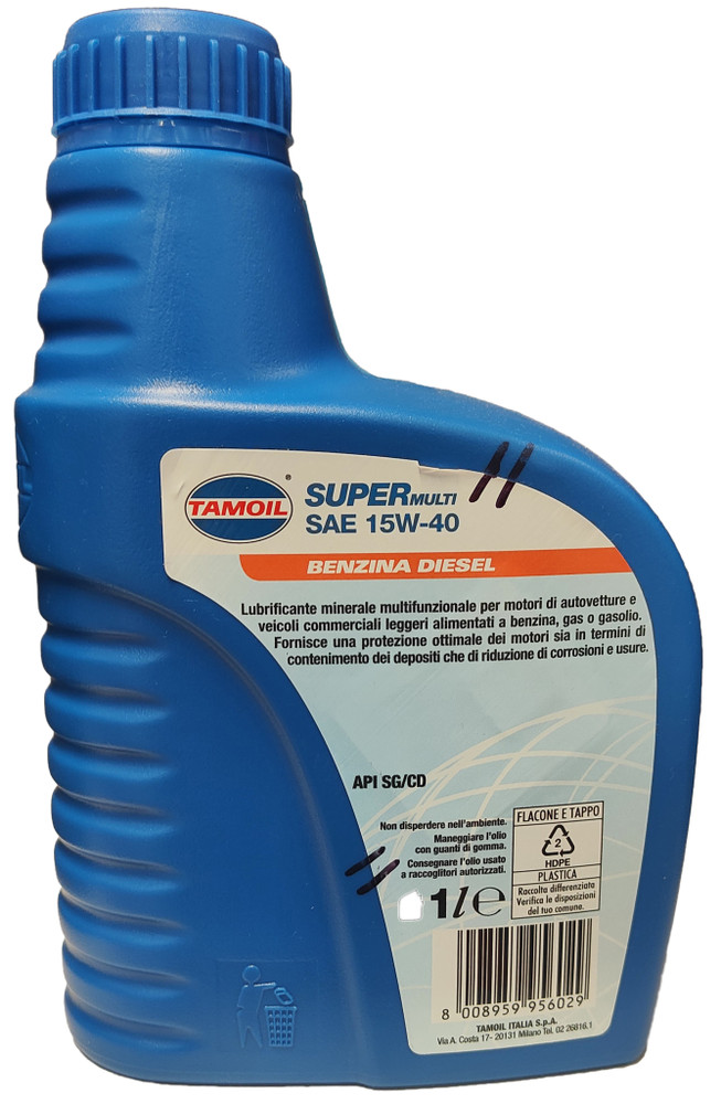 Olio Lubrificante Per Auto 15w40 1l City Start Tamoil - Foto 2
