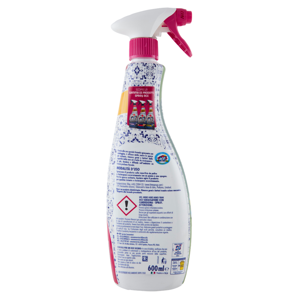 Sgrassatore Con Candeggina Spray Ace - Foto 3