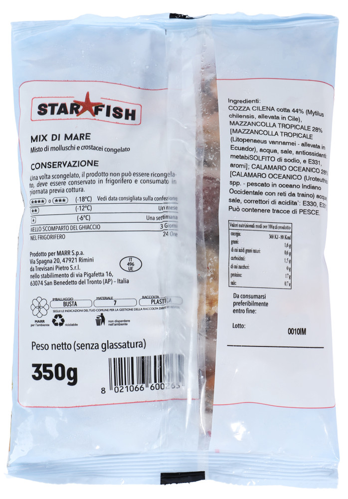 Mix Di Molluschi E Crostacei Congelato Starfish - Foto 3