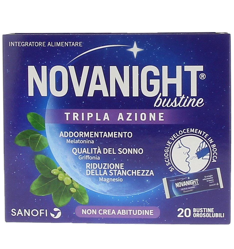 Novanight Tripla Azione Bustine Orosolubili