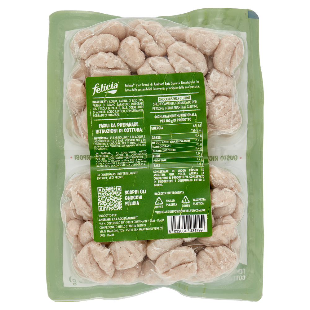 Gnocchi Grano Saraceno Senza Glutine Felicia - Foto 3