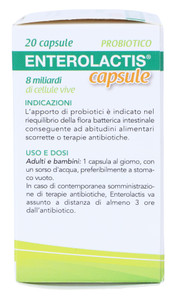 Fermenti Lattici 20 Capsule Enterolactis - Foto 2