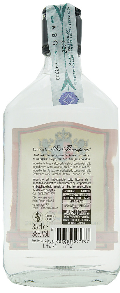 London Dry Gin Thompson - Foto 2