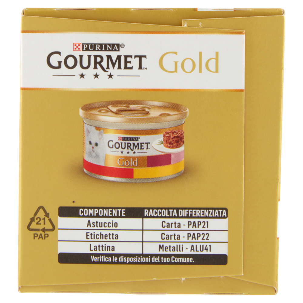 Alimento Umido Per Gatti Intrecci Manzo E Pollo Gourmet Gold - Foto 2