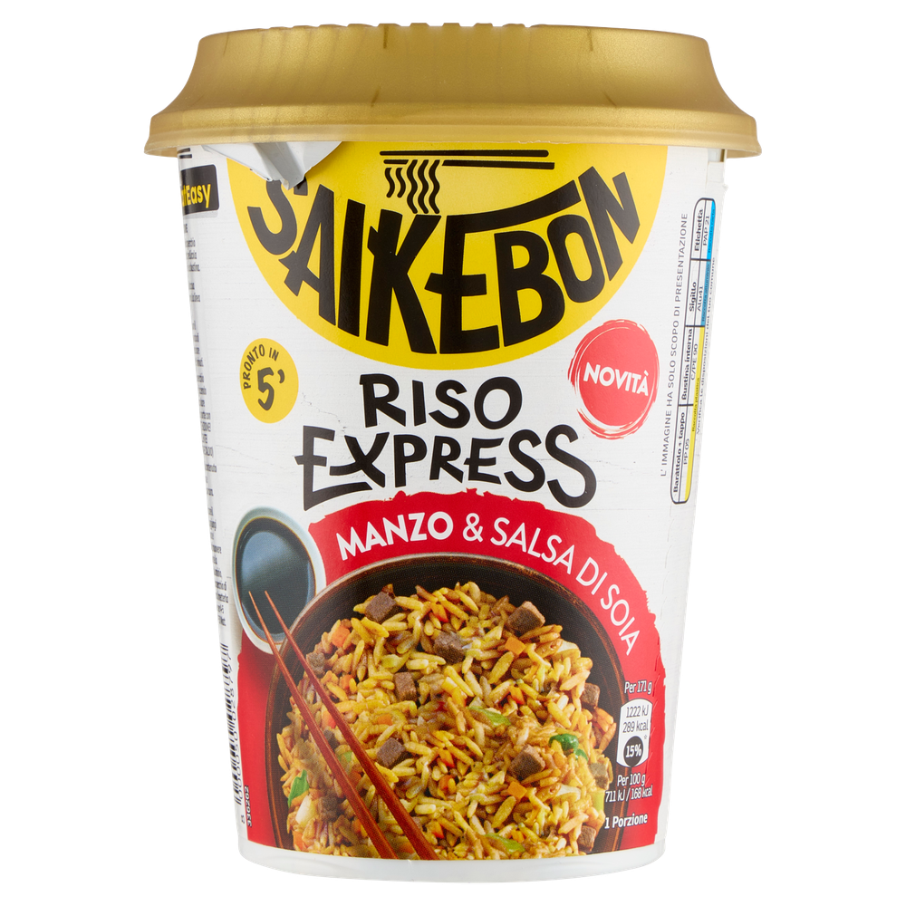 Riso Istantaneo Express Manzo E Salsa Di Soia Saikebon - Foto 3