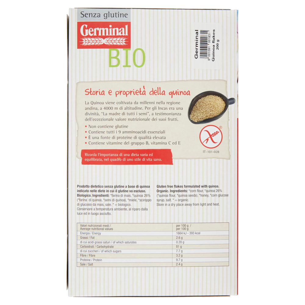 Flakes Quinoa Senza Glutine Germinal Bio - Foto 3