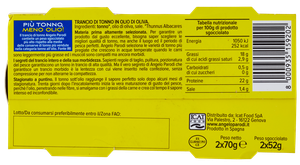 Trancio Di Tonno In Olio D'oliva 2x70g Angelo Parodi - Foto 3