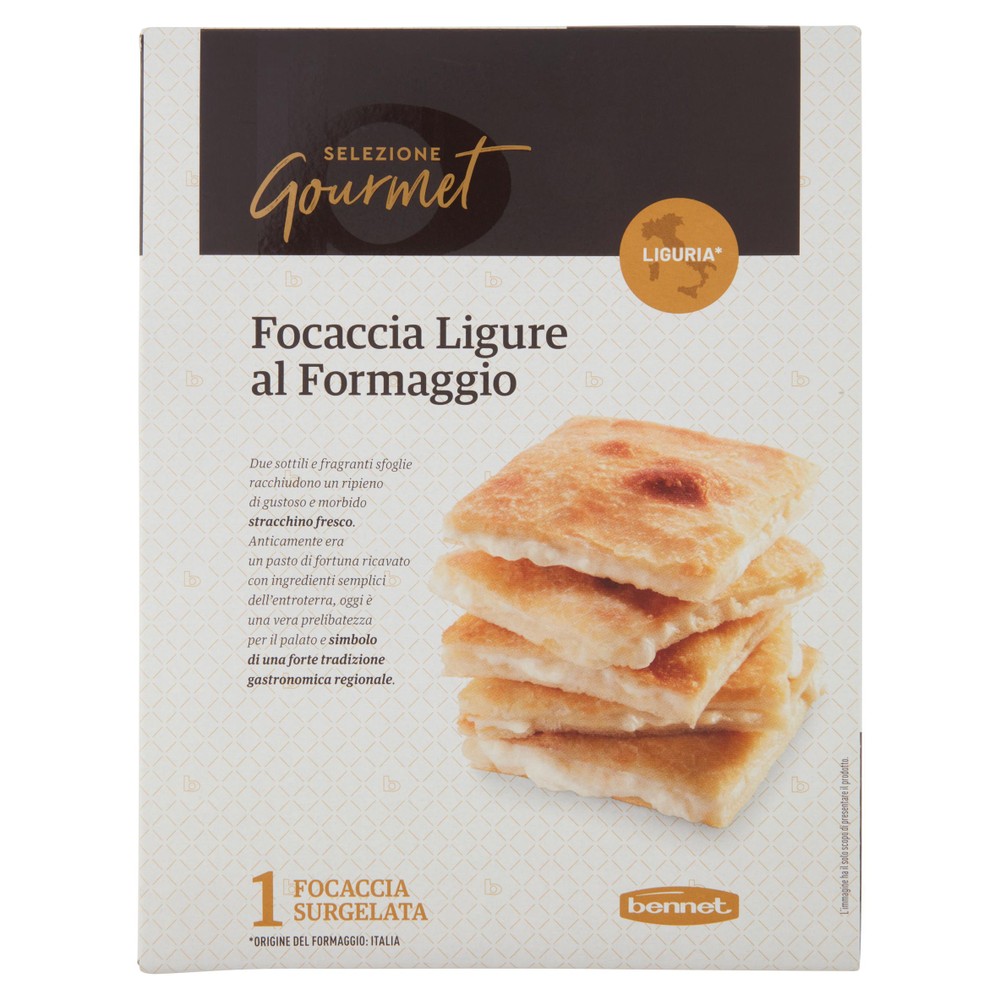 Focaccia Ligure Al Formaggio Selezione Gourmet Bennet - Foto 1