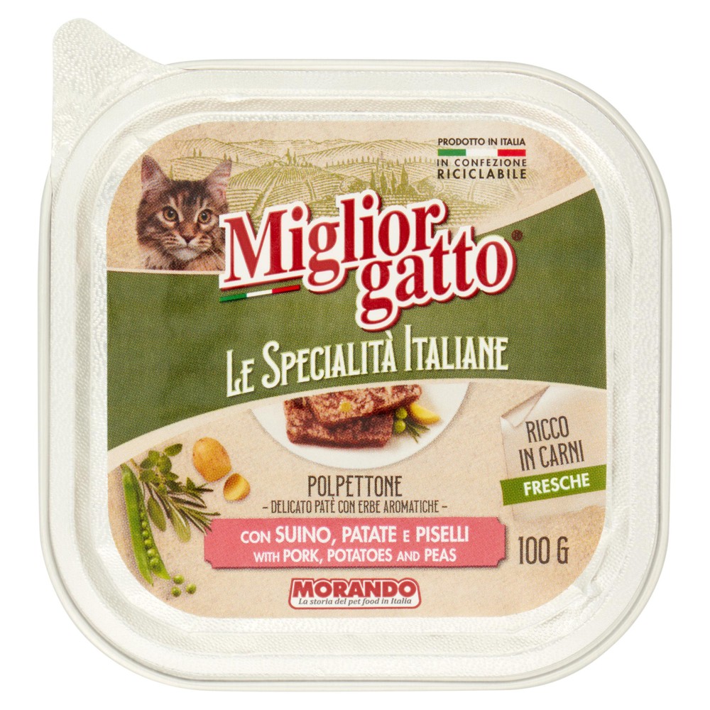 Pate' Per Gatto Specialita'italiane Miglior Cane Suino E Verdure - Foto 1