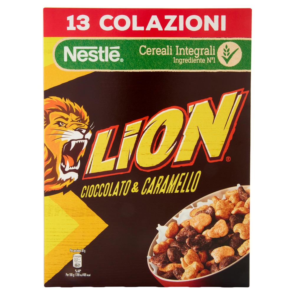 Cereali Integrali Con Cioccolato, Caramello, Vitamine E Minerali Lion - Foto 1