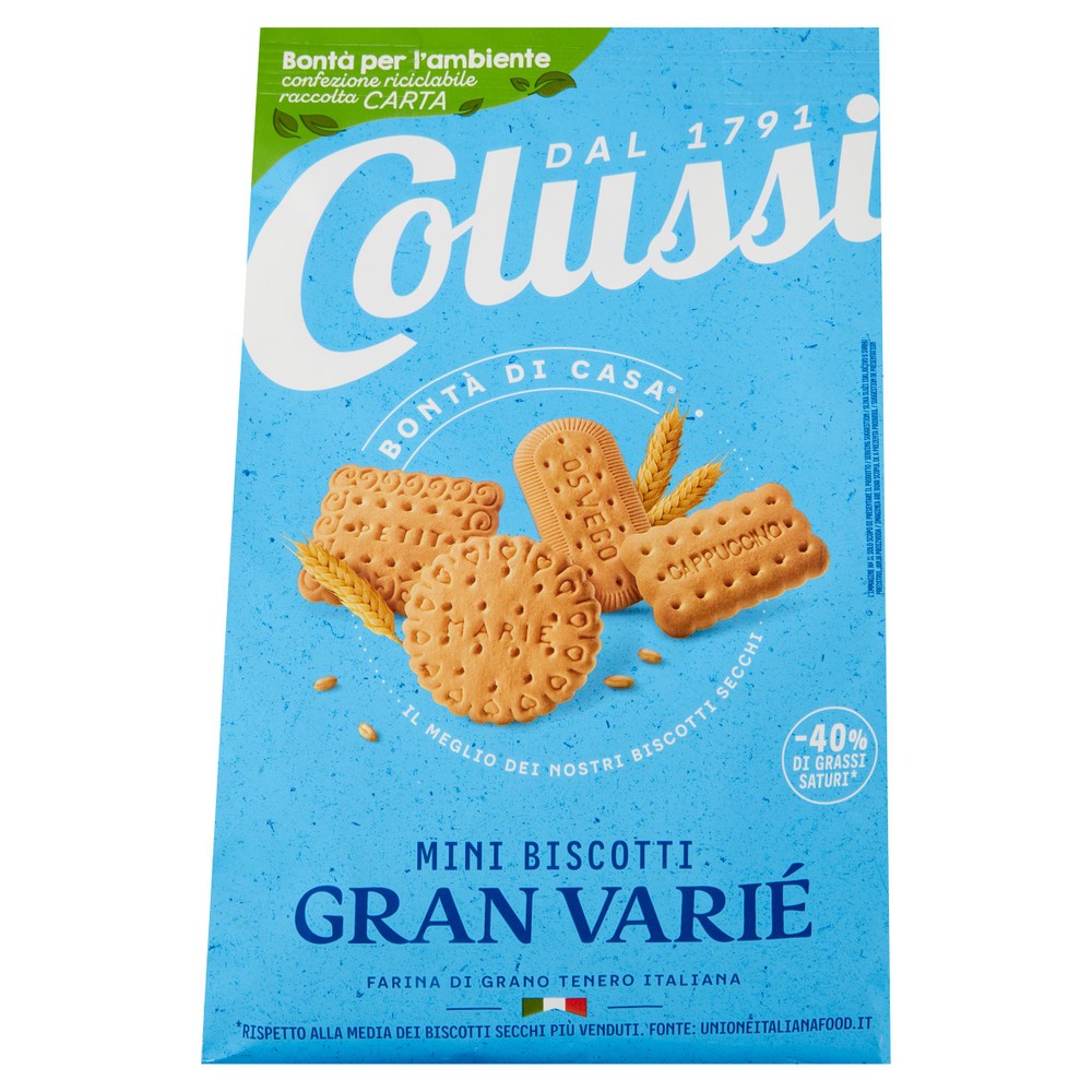 Biscotti Secchi Mini Gran Varié Croccanti Colussi - Foto 1