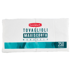 Tovagliolo Monovelo 250 Pezzi 33x33 Bennet - Foto 3
