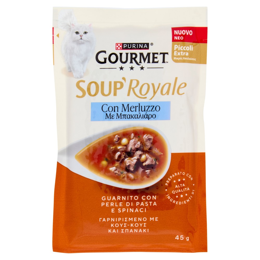 Umido Per Gatti Soup Royale Merluzzo Gourmet - Foto 1