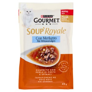 Umido Per Gatti Soup Royale Merluzzo Gourmet - Foto 1