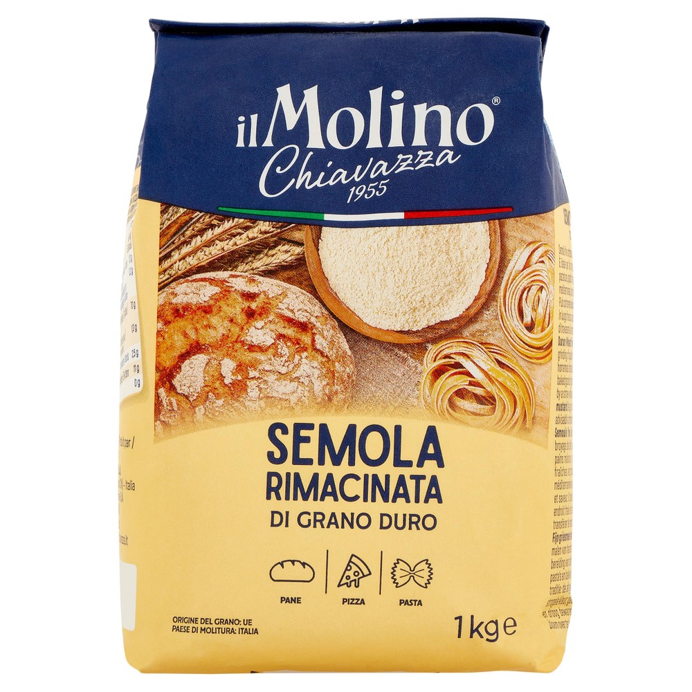 Farina Di Semola Rimacinata Di Grano Duro Il Molino Chiavazza - Foto 1