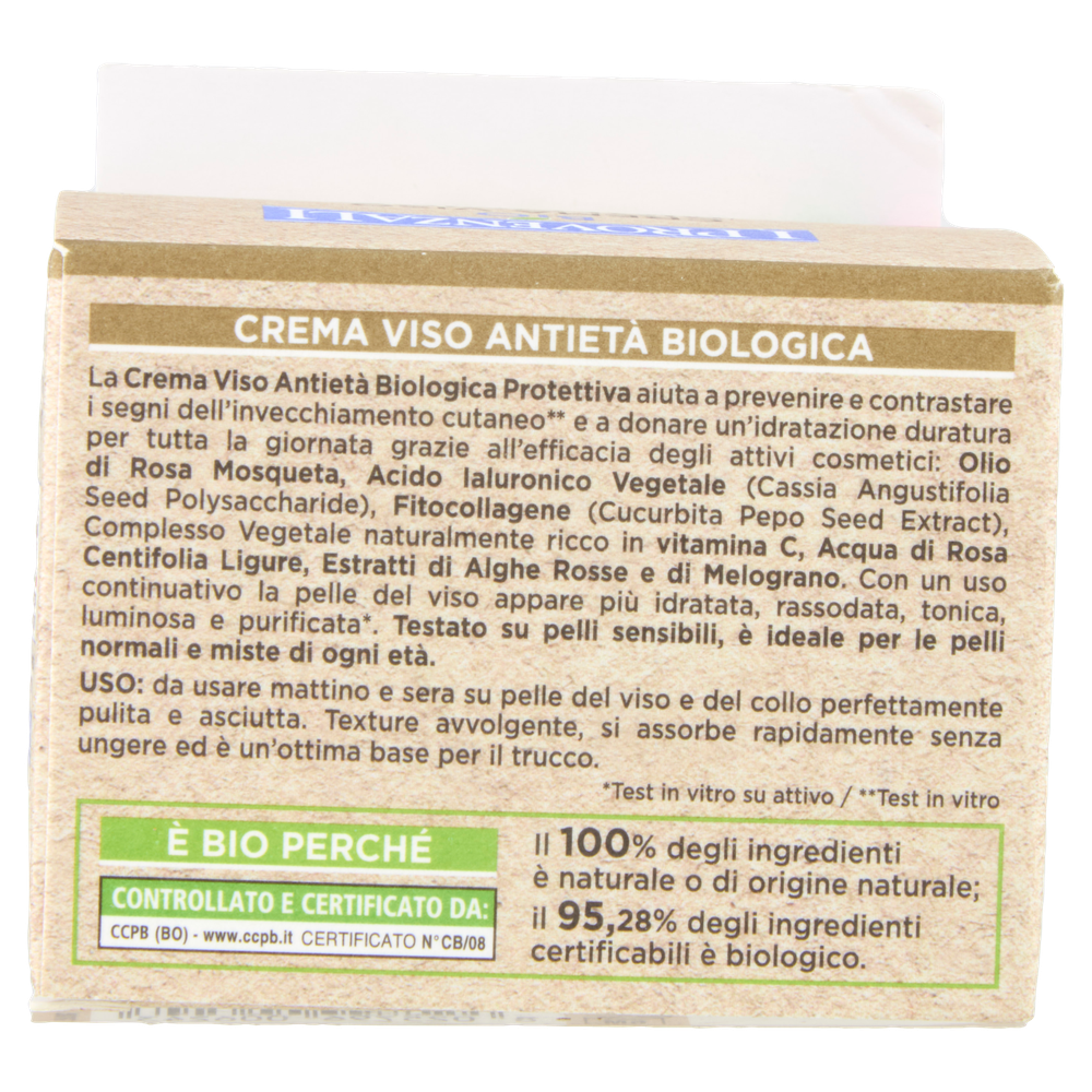 Crema Viso Biologica Antieta' Rosa Mosqueta I Provenzali - Foto 3