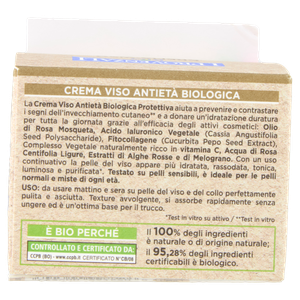 Crema Viso Biologica Antieta' Rosa Mosqueta I Provenzali - Foto 3