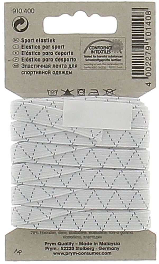 Elastico Per Sport Bianco Mm.8,5 X Mt.5 Prym - Foto 2