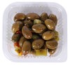 Olive Verdi Schiacciate Condite Dolci Nocellara Dell'etna