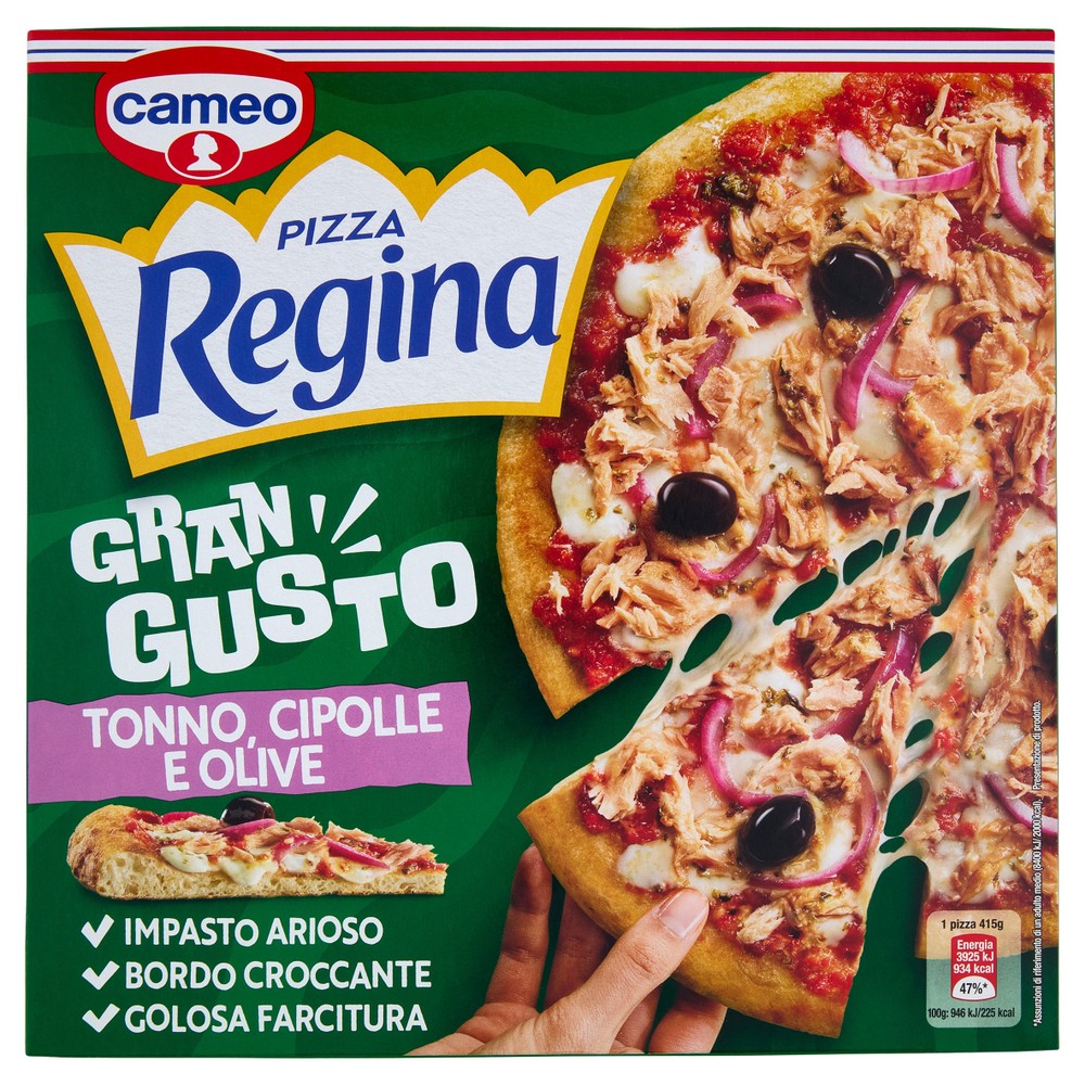Pizza Regina Gran Gusto Tonno, Cipolle E Olive 415g Cameo - Foto 1