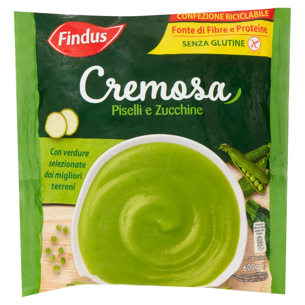 Cremosa Piselli E Zucchine Senza Glutine Findus - Foto 1