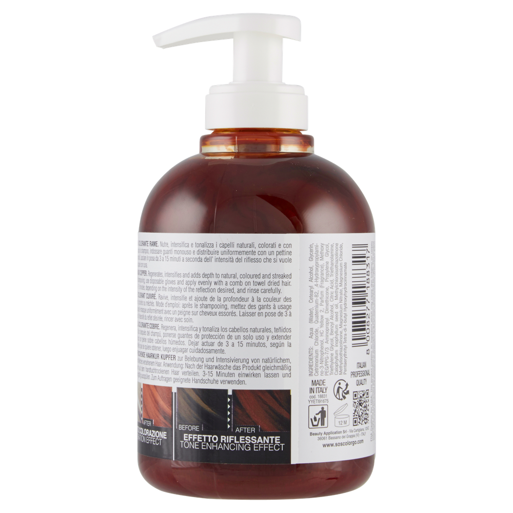 Maschera Colorante Capelli Sos Color & Go Rame - Foto 3