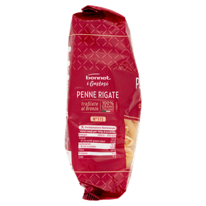 Pasta Penne Rigate N.173 Trafilate Al Bronzo Di Grano Duro Bennet I Gustosi - Foto 2