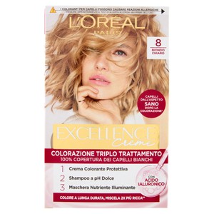 Colorazione Capelli N.8 Biondo Chiaro Excellence - Foto 1