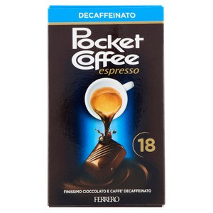 Cioccolatini Con Espresso Decaffeinato 18x12,5g Pocket Coffee - Foto 1