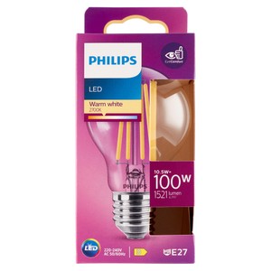 Lampadine Led Filamento Goccia 100w Attacco E27 Luce Calda Philips - Foto 1