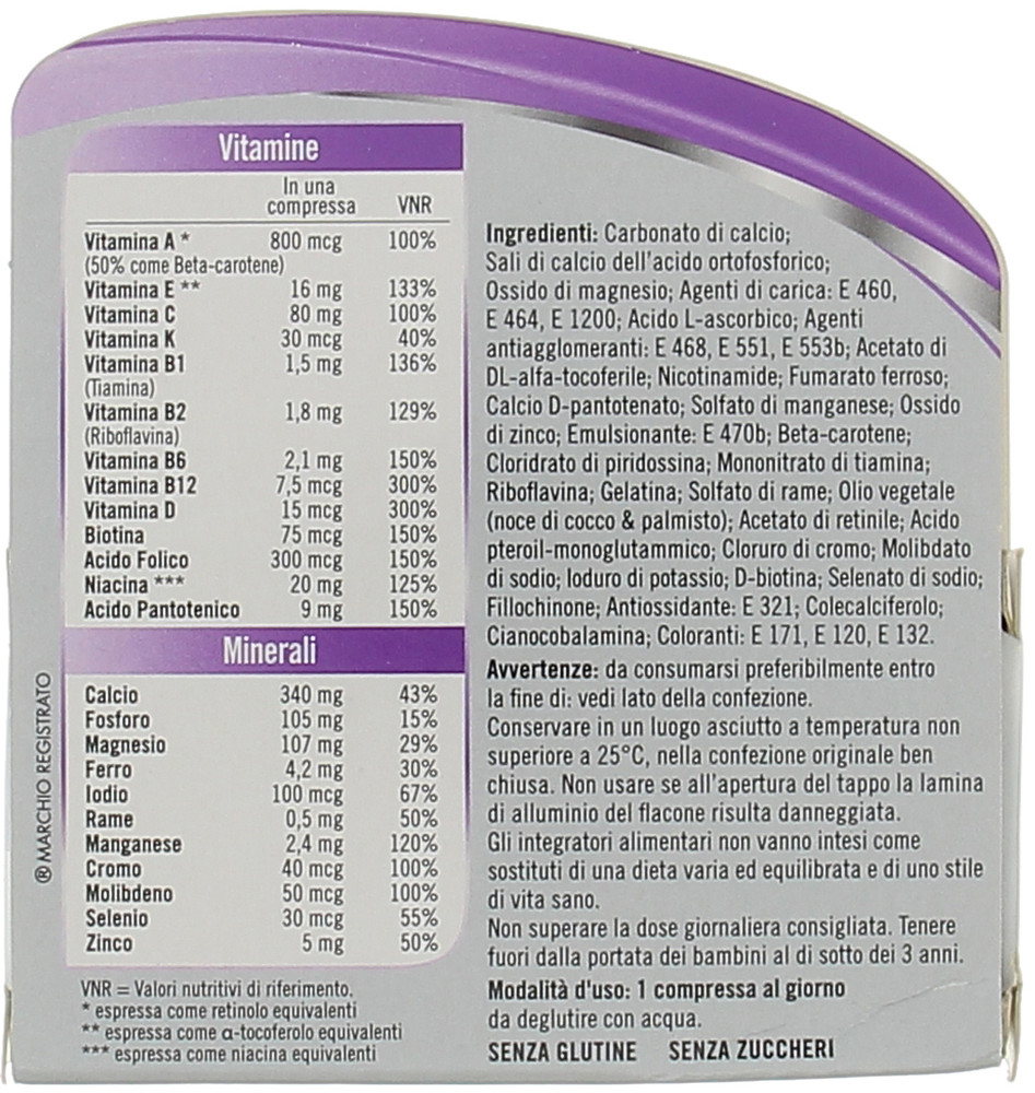 Multivitaminico Completo Ferro Vitamina D Multicentrum Donna 50+ - Foto 2
