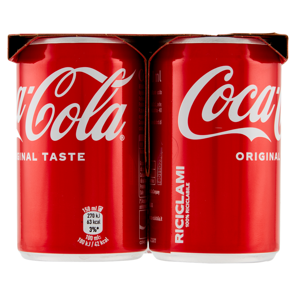 Coca Cola 6 Lattine Da Cl.15