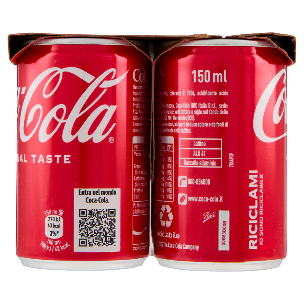6 Lattine Mini Coca Cola - Foto 2