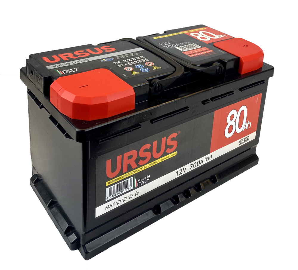 Batteria Per Auto 80 Ah Ursus Max Con Maniglia - Foto 1