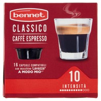 Caffè Classico Bennet Capsule Compatibili A Modo Mio Conf. Da 16