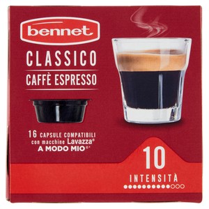 Caffè Espresso Classico In Capsule Compatibili Lavazza 16pz Bennet - Foto 1