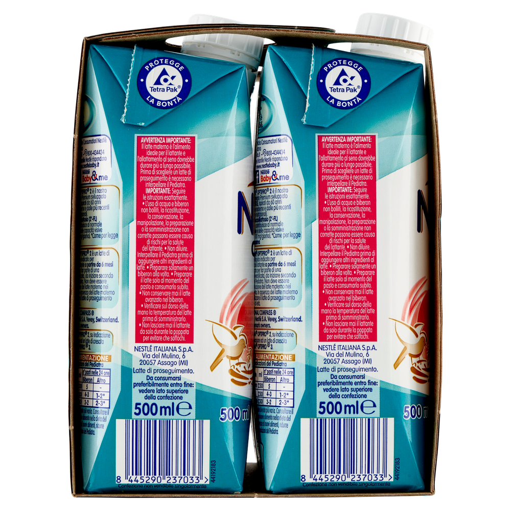 Nestlé Nidina Latte di proseguimento liquido 2, 500 ml Acquisti