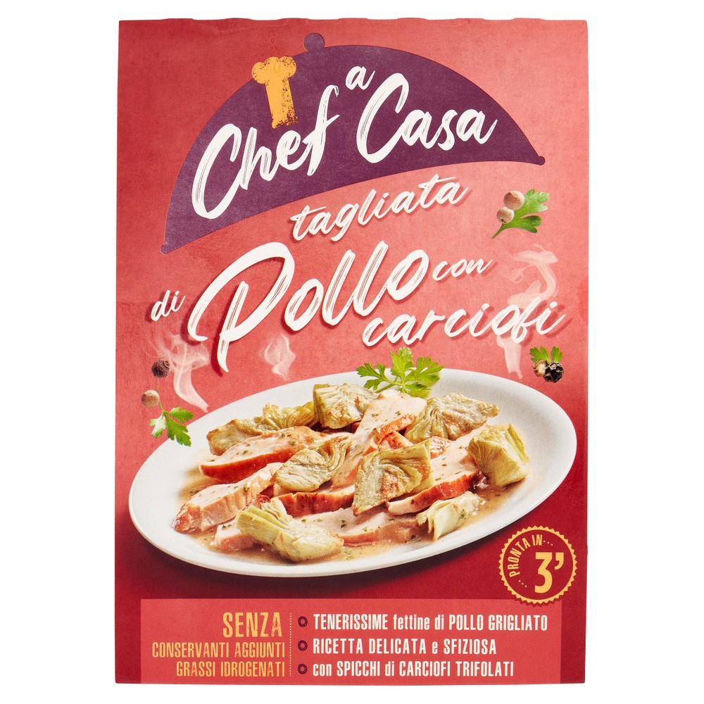 Tagliata Petto Di Pollo Ai Carciofi Eurochef - Foto 1